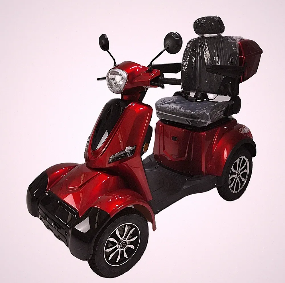 Seniorenmobil Mobility Scooter 1000W 60V 30AH 25km/h Elektromobil COC EEC Rot