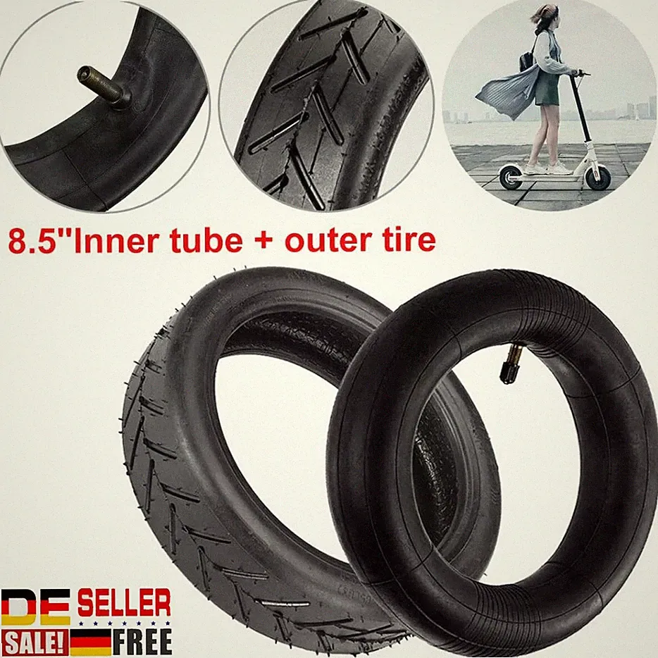 Set Reifen Schlauch 8,5 Zoll Reifen für Xiaomi Mi Mijia E-Scooter M365 8 1/2X2