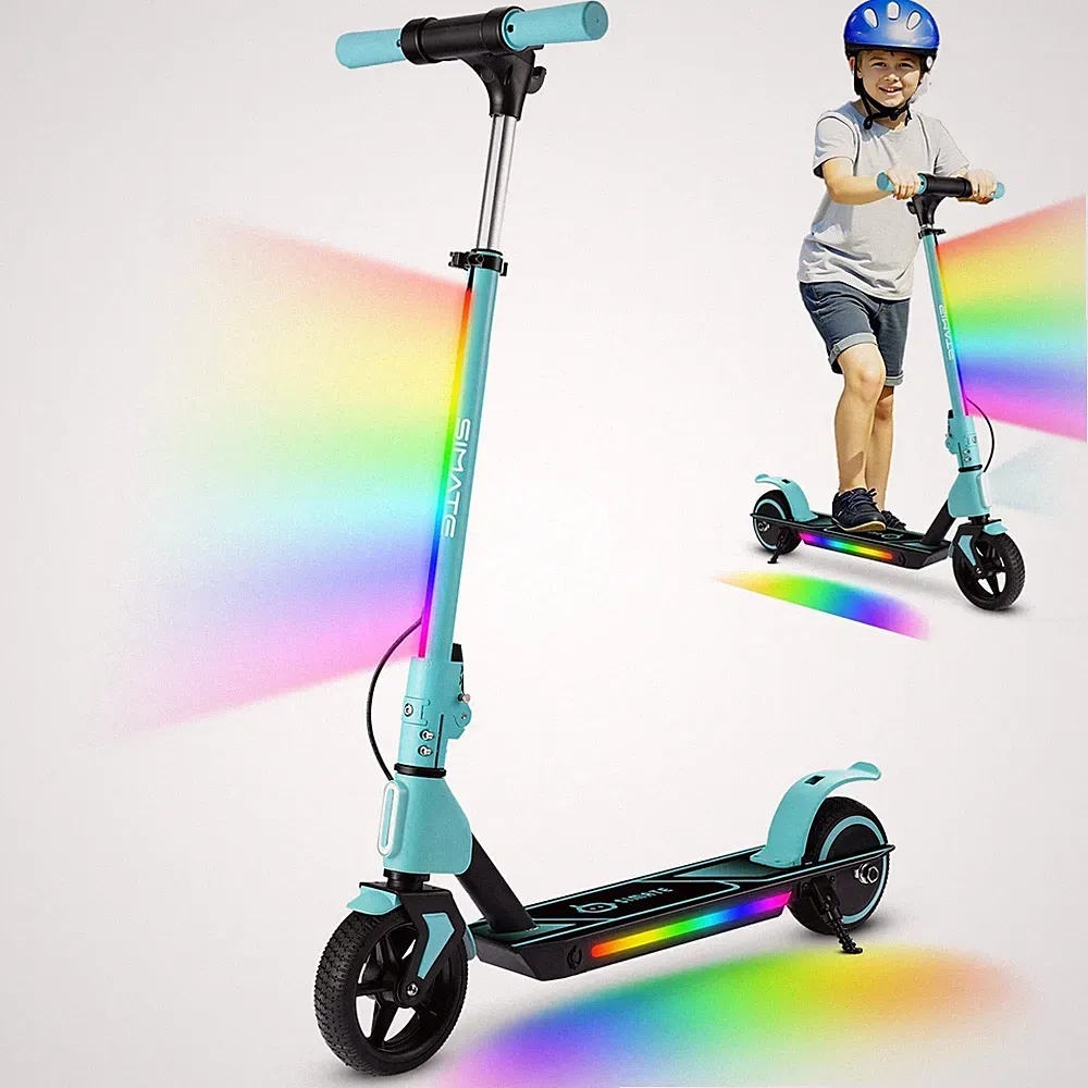 Simate Elektroroller Klappbar Kinderroller 130W LED Display 16km/h E Scooter NEU