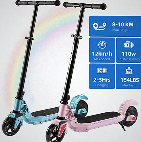SIMATE S1 Elektroroller 110W 5,5 Zoll Moped Kinderroller 12km/h Elektroscooter