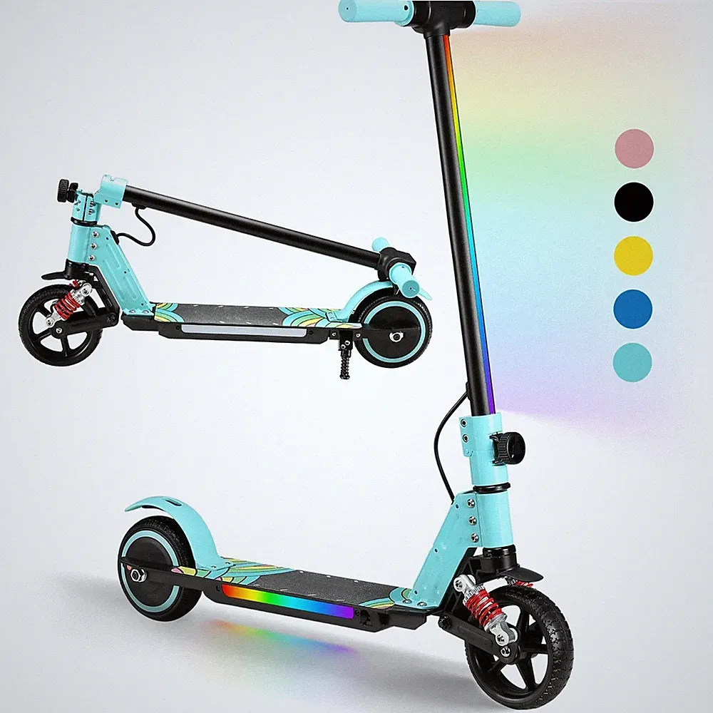 SIMATE S5 Elektroscooter Für Kinder 130W 6,5 Zoll Kinderroller Klappbar 14KM/H
