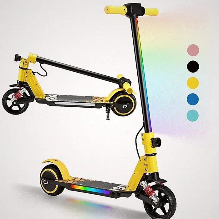 SIMATE S5 Elektroscooter Für Kinder 130W Kinderroller 14KM/H E-Scooter Klappbar