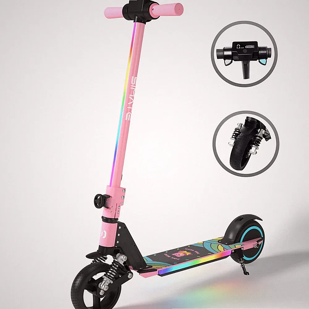 SIMATE S5 Kinderroller Elektroroller Kinder E-Roller Elektro Scooter 6-12 Jahren