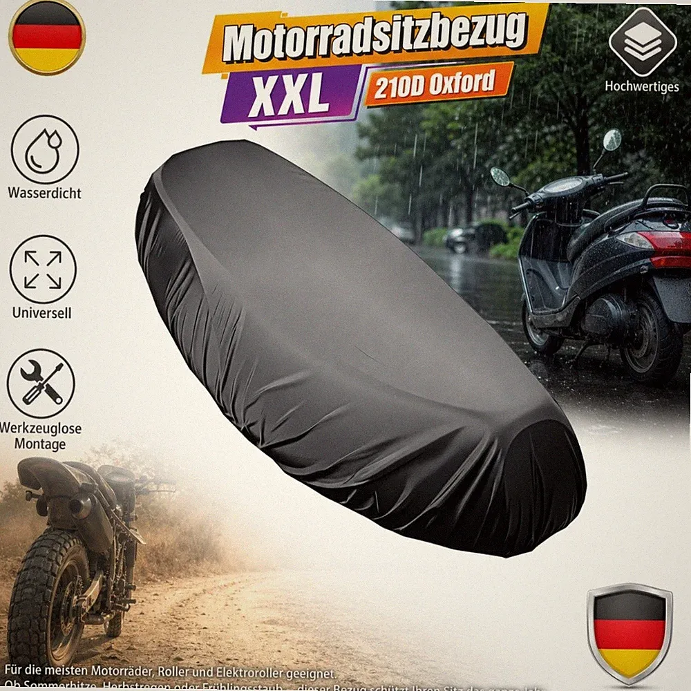 Sitzabdeckung Wasserdicht 50-70cm UV-Schutz XXL Motorrad Elektroroller