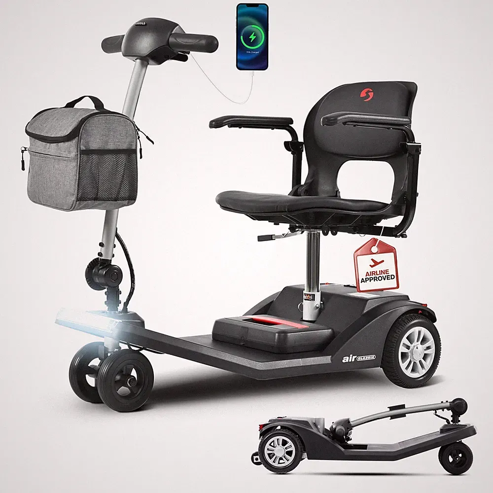 SWEETRICH 4-Rad Mobilitätsroller Seniorenmobil Elektroroller Scooter 250W 12Ah