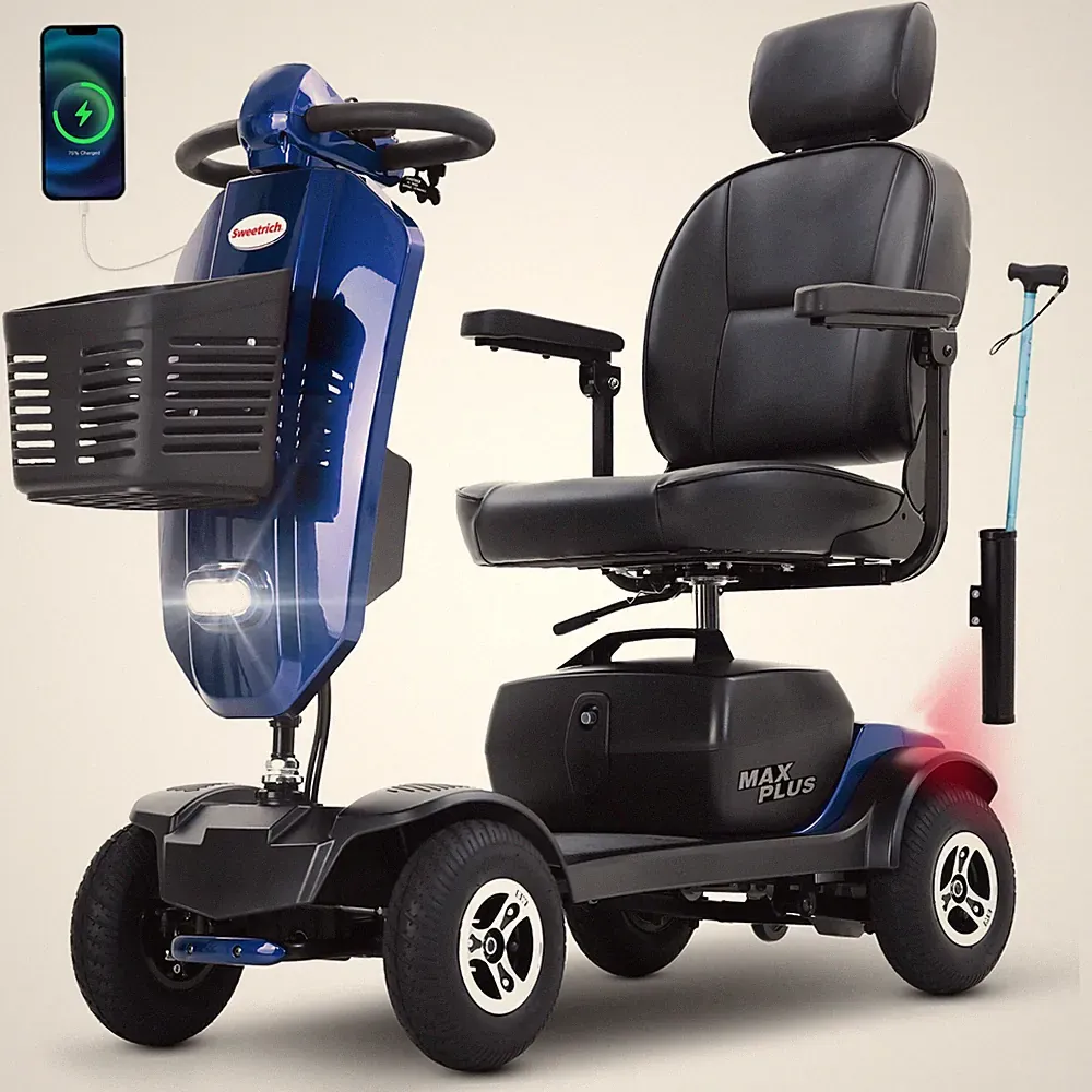 SWEETRICH Max PLUS Seniorenmobil Elektroroller 300W 20Ah Mobilitätsroller 6km/h
