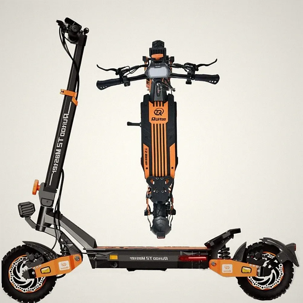 T2 Master E-Scooter 2400W 48V 20,8Ah Elektroroller offroad 10'' E-Roller 65km EU