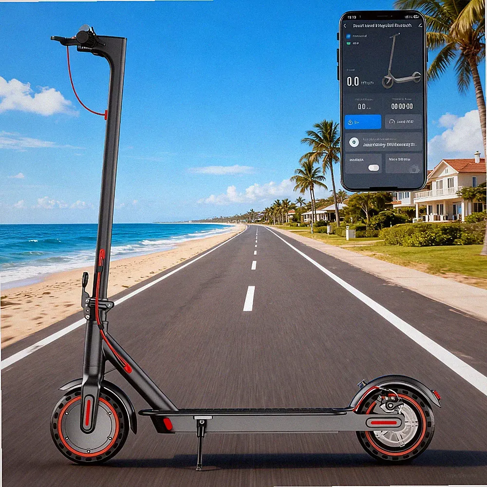 TODIMART T3 8.5'' Elektroroller 350W 36V 7.8Ah E-Scooter Klappbar mit APP 30KM
