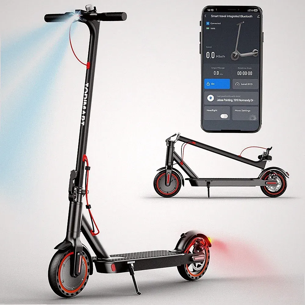 TODIMART T3 E-Scooter 350W Elektroroller 25km/h Faltbar Off-road 8,5'' E-Roller