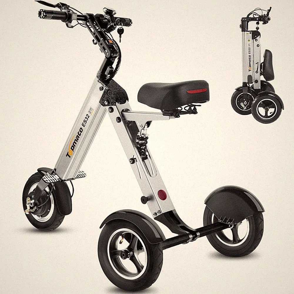TopMate Klappbarer 3-Rad-Elektromobilitätsroller für Erwachsene, bis 24 kmh