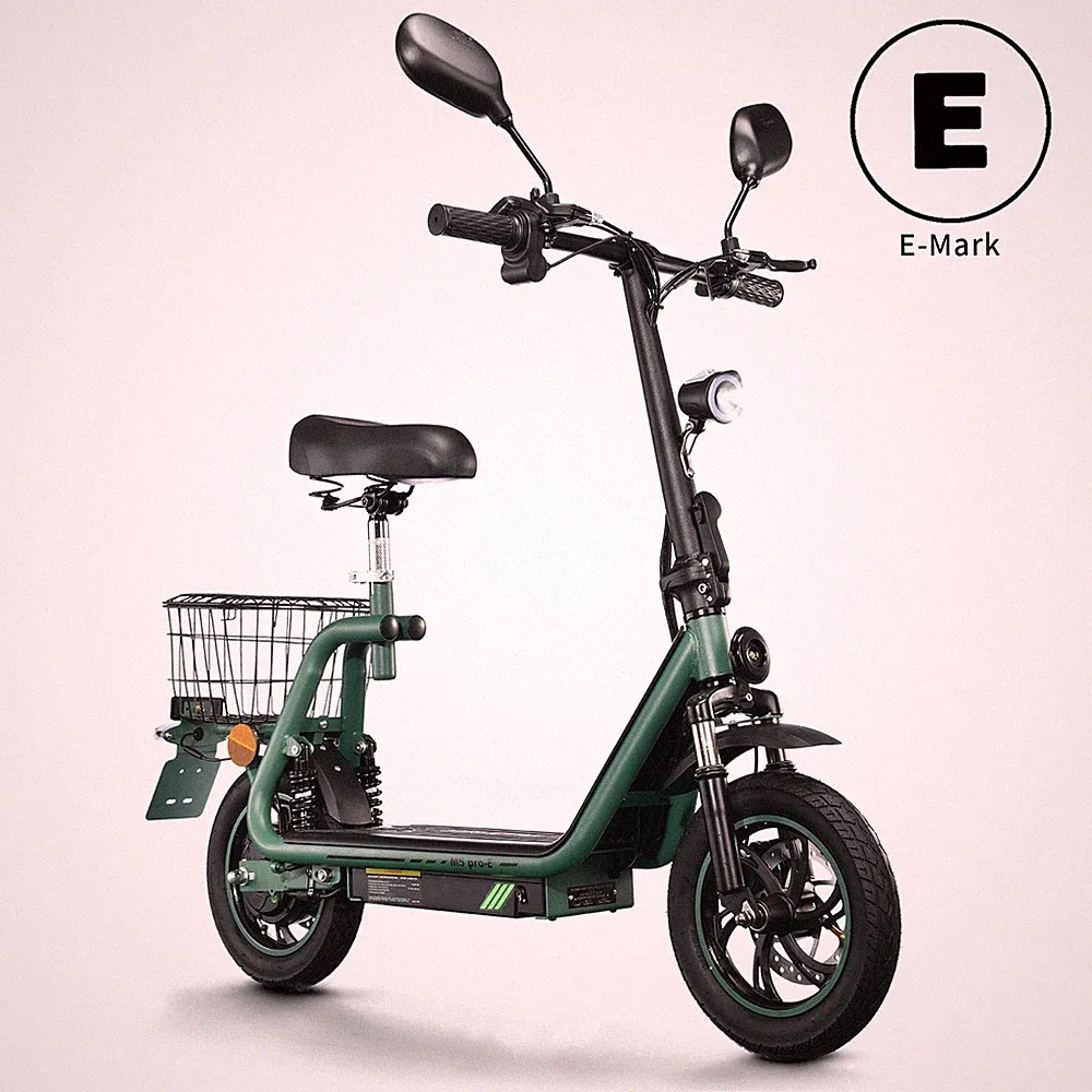 TWOFISH Elektroroller 13AH Escooter Faltbar Elektro Scooter 40KM/H E-Mark M5PRO
