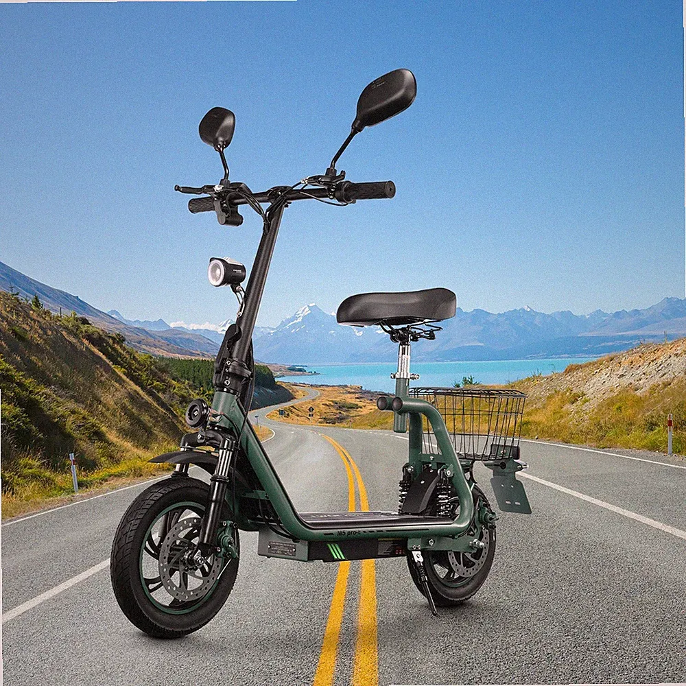 TWOFISH M5 PRO 12" Elektroroller 48V 13AH Mit Straßenzulassung Scooter mit Sitz