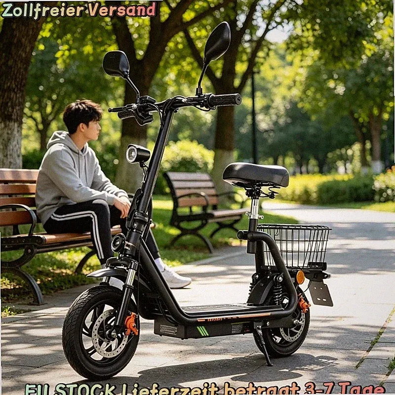 TWOFISH M5 PRO 12" Elektroroller 48V13AH Mit Straßenzulassung Scooter 30KM Range