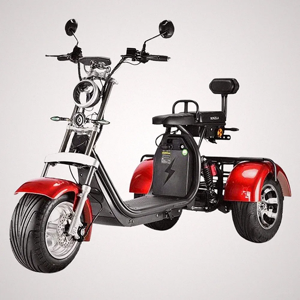 Urban Chopper Trike City Coco CP3 Elektro-Dreirad E-Roller Rot 45km/h 2000 Watt