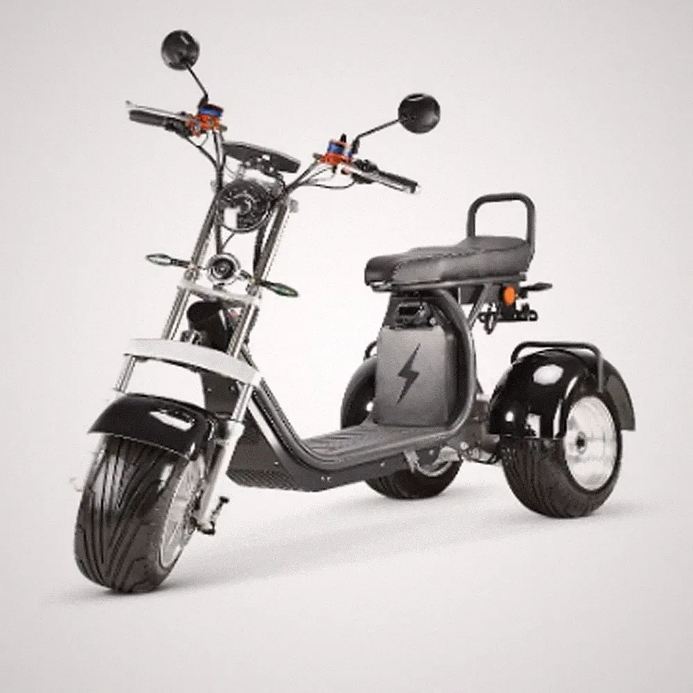 Urban Chopper Trike CP7 Elektro-Dreirad Roller mit Straßenzulassung 45km/h 4000W