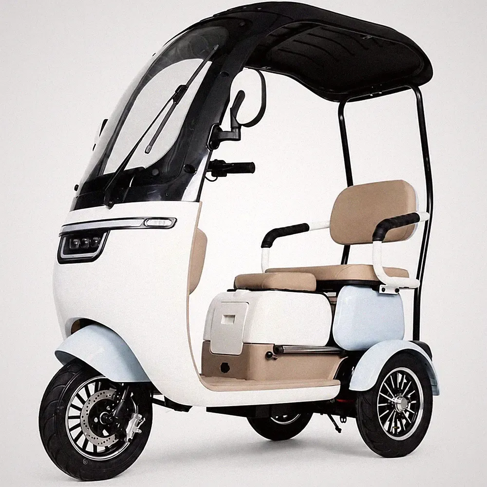 Urban Hopper Elektro-Kabinenroller 3-Rad 1000W 60V 20Ah 25km/h bis zu 70km Shine