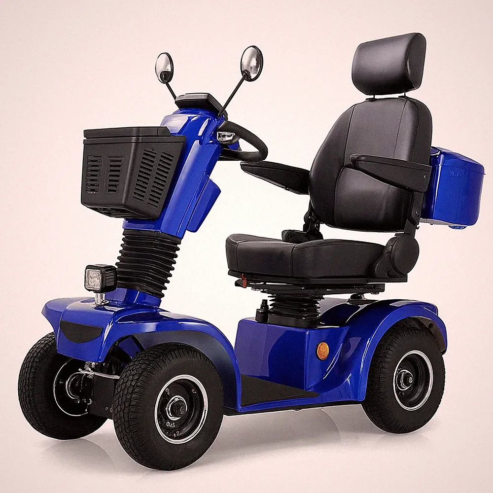 Urban Hopper Senior Seniorenmobil 15 Kmh 48V 20Ah 60km Vierrad Roller Blau COC