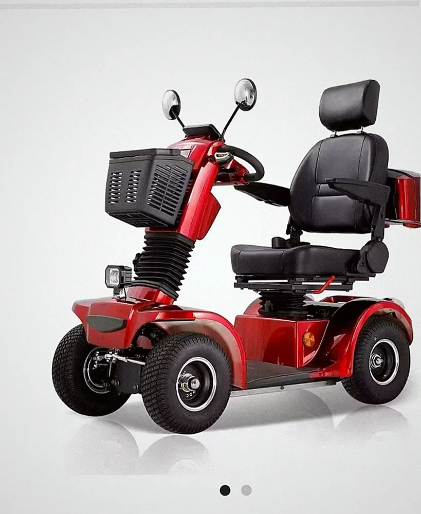 Urban Hopper Senior Seniorenmobil 15Kmh 48V 20Ah 60km Vierrad-Roller Rot COC