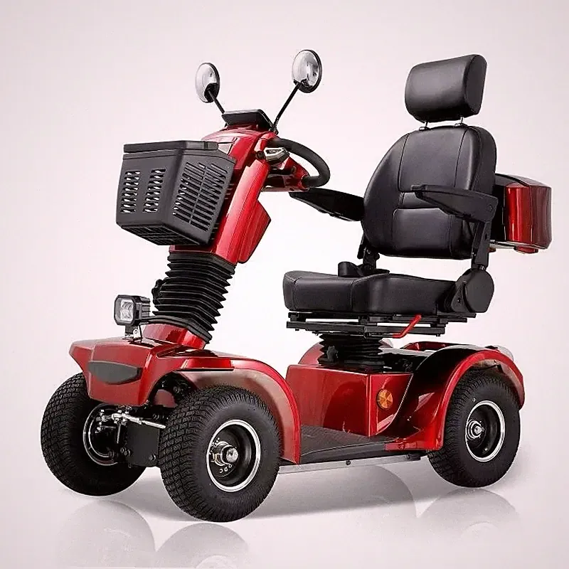 Urban Hopper Senior Seniorenmobil 15Kmh 48V 20Ah 60km Vierrad-Roller Rot COC