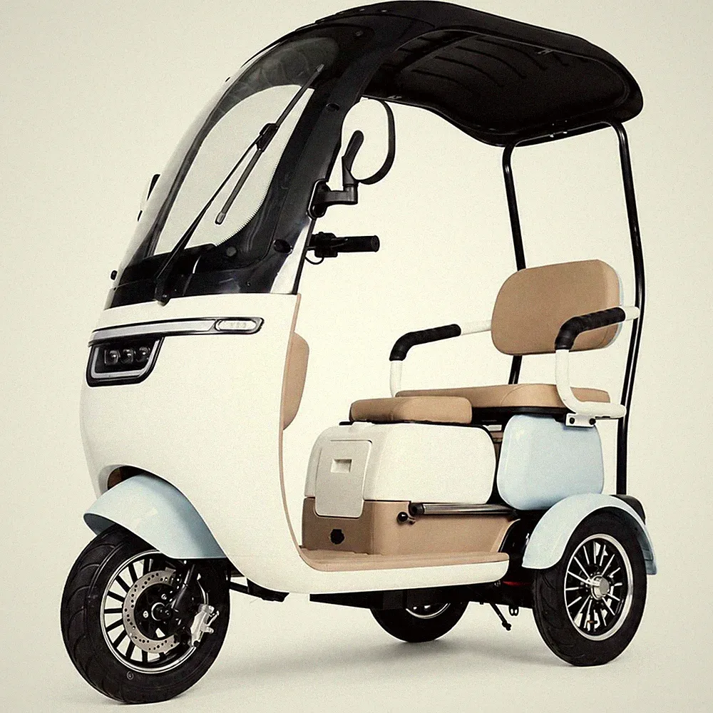 Urban Hopper Shine 3-Rad Elektro-Kabinenroller 25km/h 60V 20Ah 1000W bis zu 70km