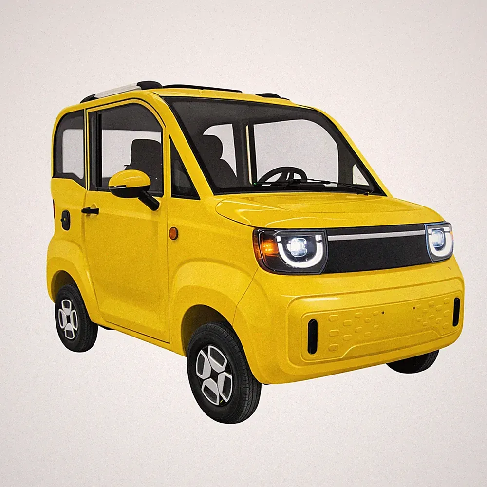 Urban Hopper Twin Base Elektro Kabinenroller 2 Personen 3kW 45kmh 4-Rad Gelb