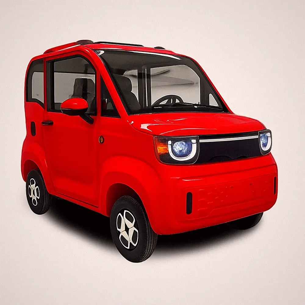 Urban Hopper Twin Base Elektro Kabinenroller 2 Personen 3kW 45kmh 4-Rad Rot