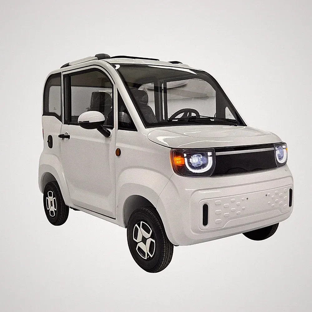 Urban Hopper Twin Base Elektro Kabinenroller 2 Personen 3kW 45kmh 4-Rad Weiss