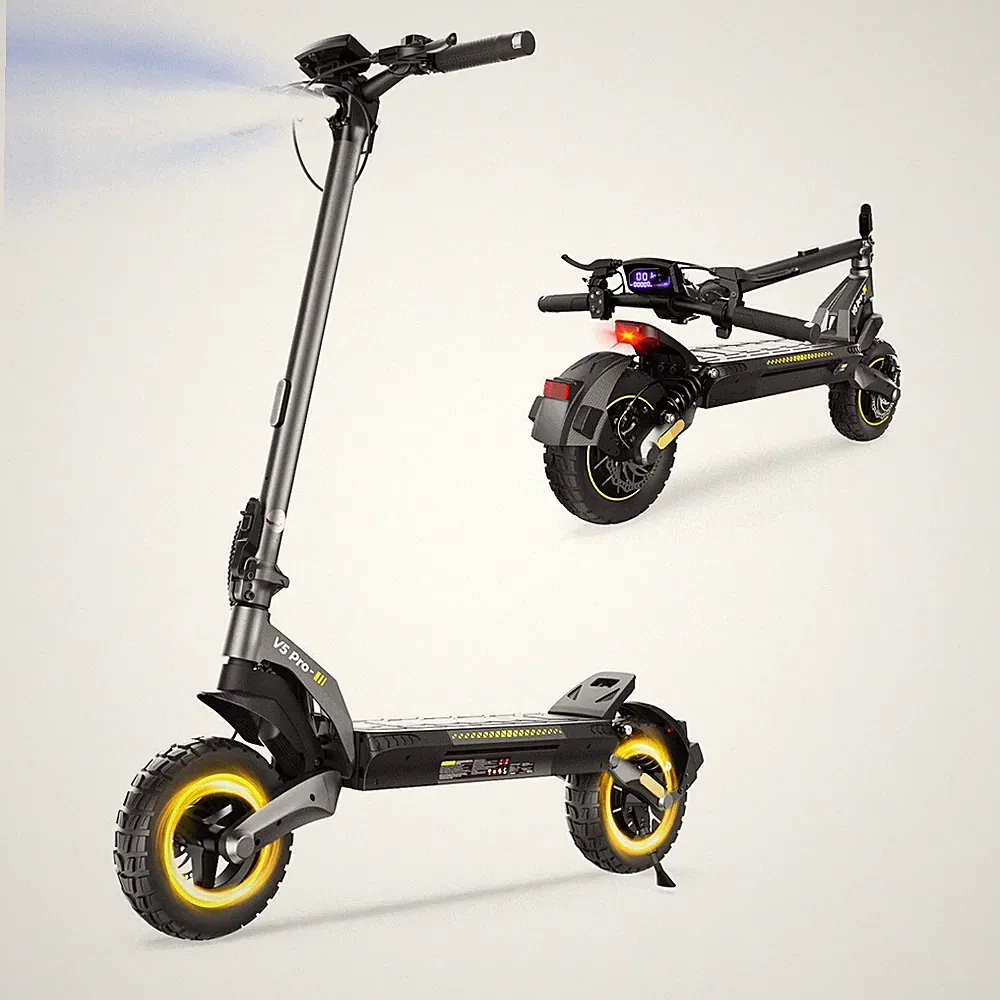 V5Pro E-Scooter Offroad-Elektroroller mit ABE-Zertifizierung, 1000W 12,5 Ah, APP