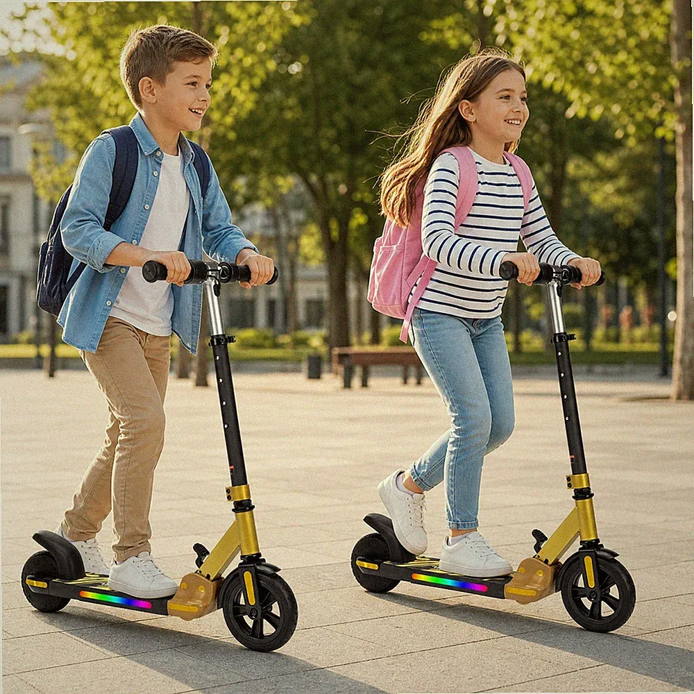 Vankel S01 Elektroroller 150W 14KM/H Kinderroller 6 Zoll E-Scooter ab 6 Jahren