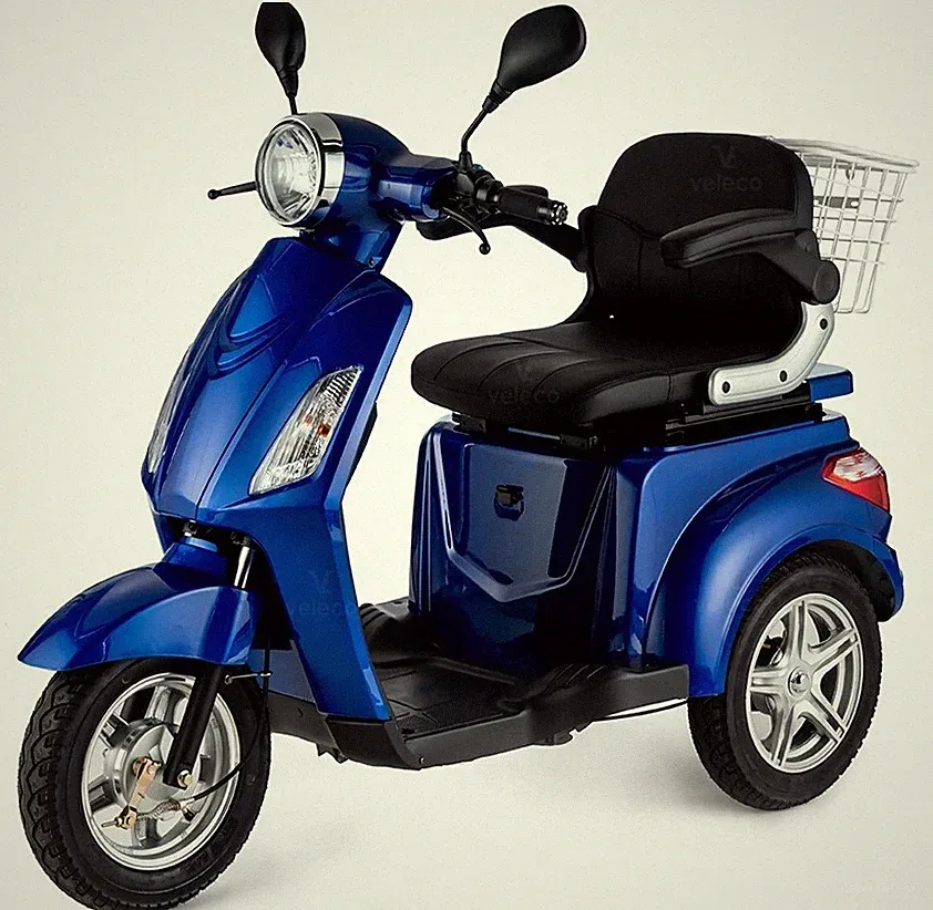 VELECO Seniorenmobil Dreirad Roller Elektromobil Seniorenfahrzeug 900W ZT15