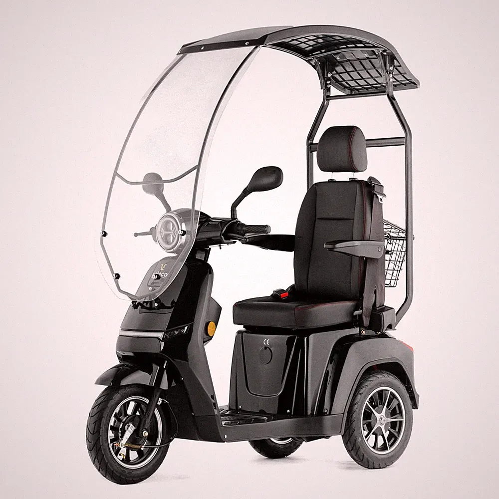 Veleco TURRIS mit Verdeck und Kapitänssitz - Mobilitätsroller Blei-Säure, Lithium