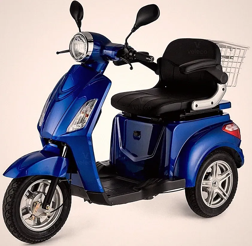 VELECO ZT15 Seniorenmobil Dreirad Roller Elektromobil Seniorenfahrzeug 900W