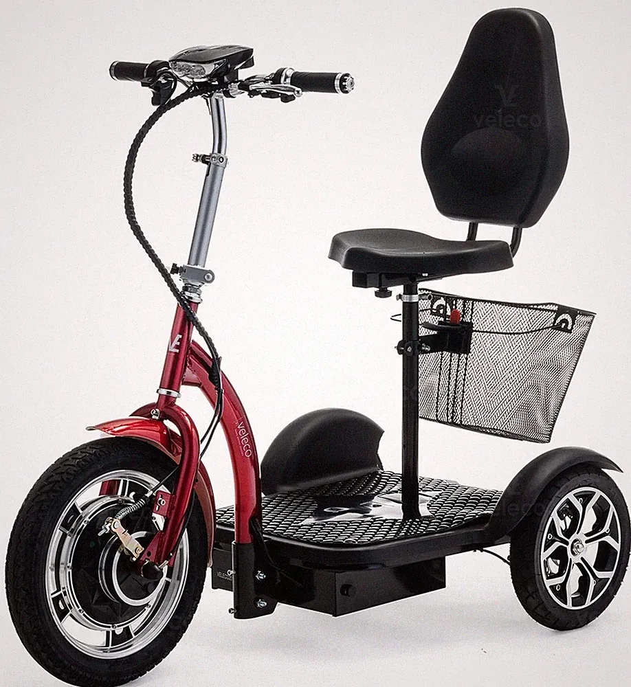 VELECO ZT16 Dreirad E-Roller Elektromobil Seniorenfahrzeug E-Fahrzeug 3 Farben