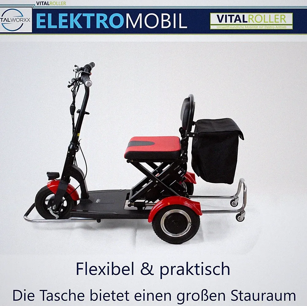 VITALROLLER Faltbares, kompaktes Elektromobil, 6 km/h, Reichweite 30 oder 40 km