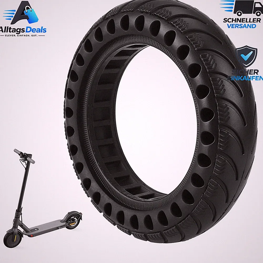 Vollreifen 9 Zoll für Elektroroller Xiaomi M365 Offroad Soft Gummi Ersatzreifen