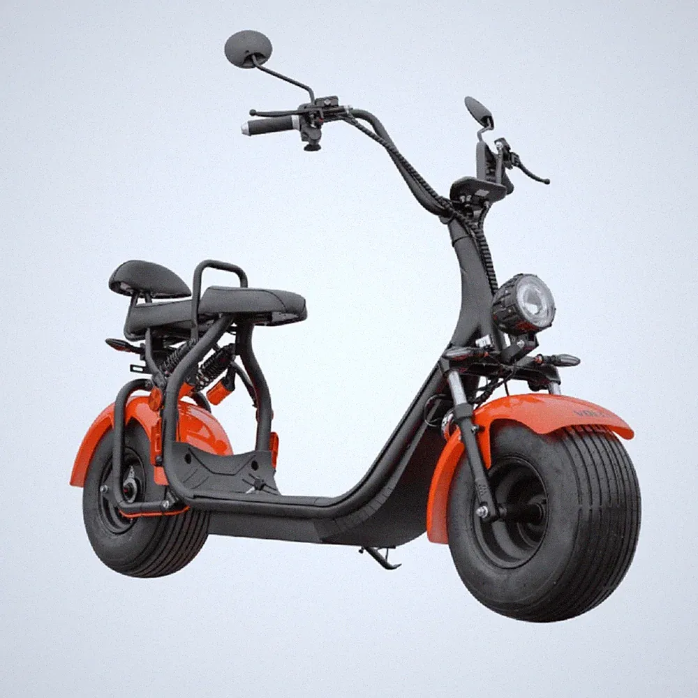 Volta Elektro Roller Chopper 2-Sitzer 45km/h Lithium-Ionen Akku 1,5kW SE-03