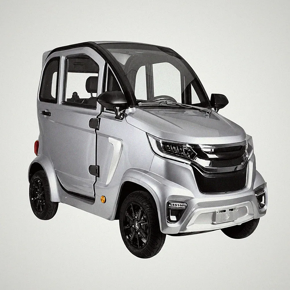VOLTA EV1 Elektro-Kabinenroller L6e 45 km/h 2000W 72V 58Ah 2-Sitzer Grau E-Auto