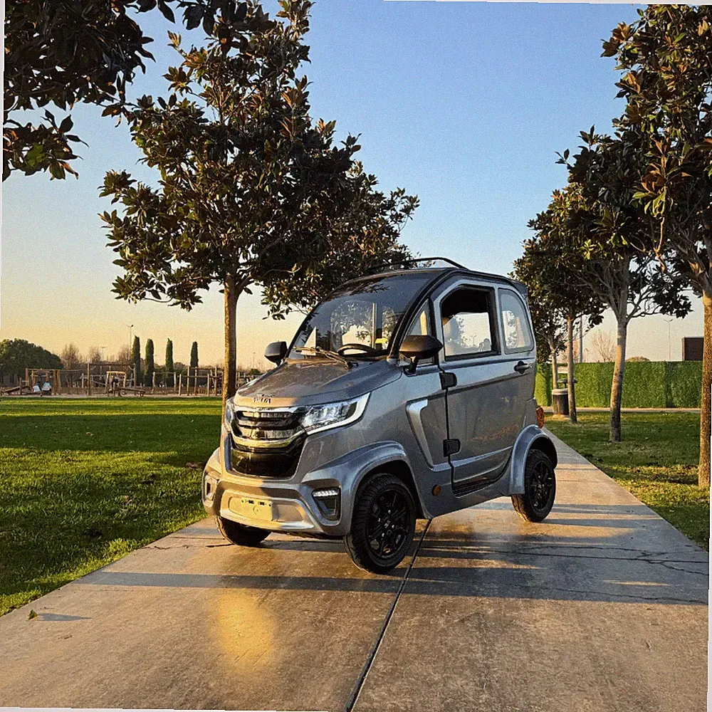 VOLTA EV1 Kabinenroller Elektrofahrzeug L6e 45 km/h 2000W 72V Citymobil Grau