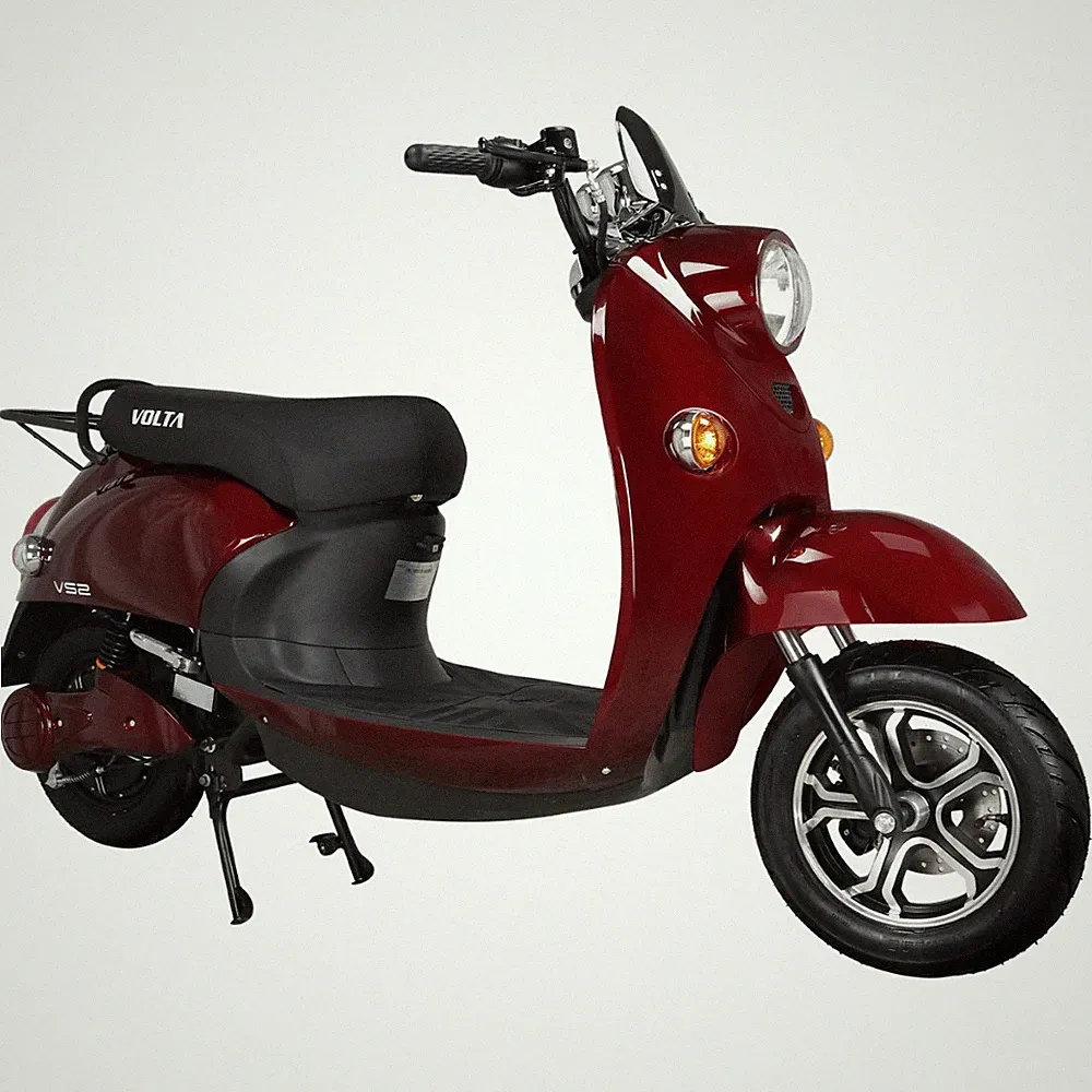 Volta VS2 Elektro-Roller 45KM/H 2kW 72V 22Ah Retro-Look mit Straßenzulassung Rot