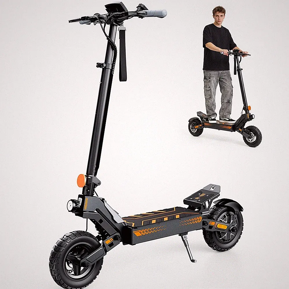 W10 E-Scooter 1200W 48V 15Ah Offroad Elektroroller Klappbar E-roller Bis 50 km/h