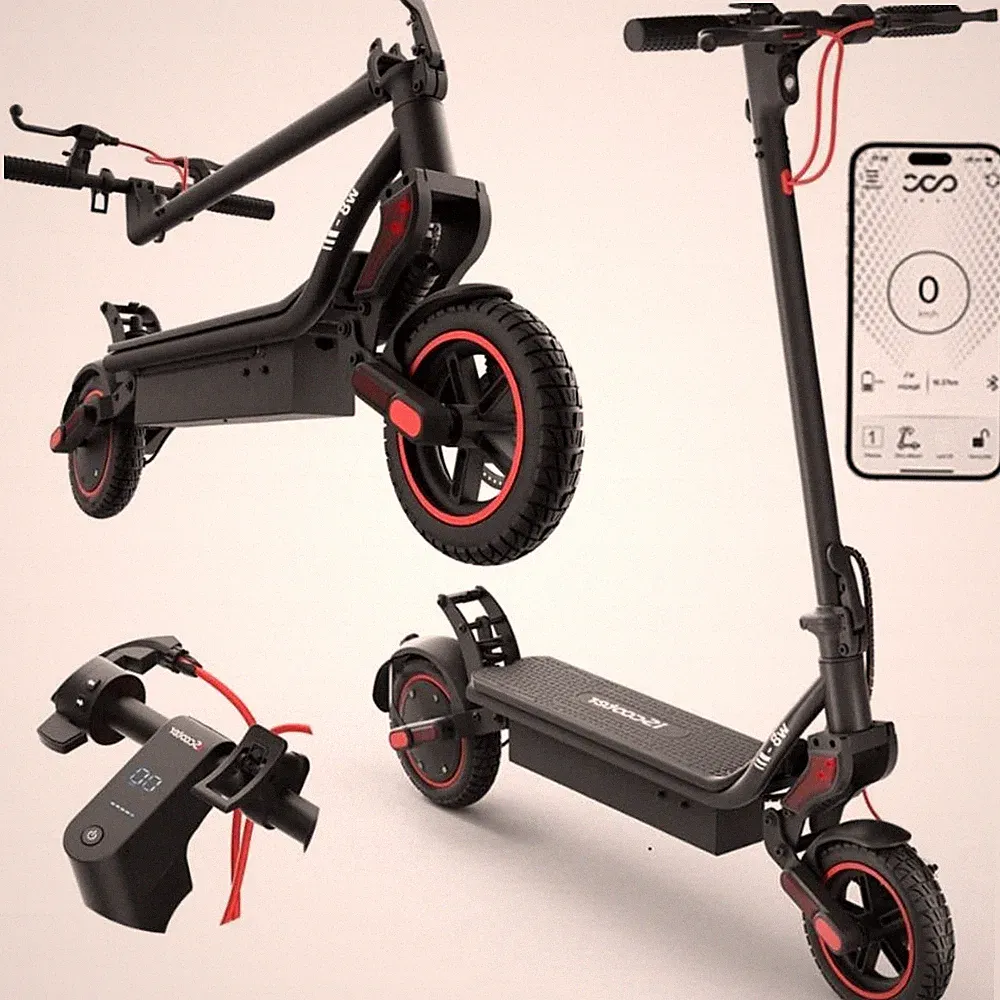 W8 Elektroroller 500W 48V 10,4Ah Offroad 10'' Commuting E-Scooter Faltbar 40kmh