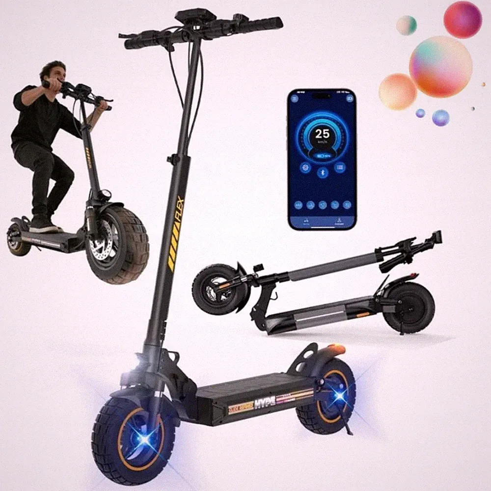 W9 Air Elektroroller 10'' E-Scooter 500W 10AH Off-road E-roller Bis 45 km/h DE