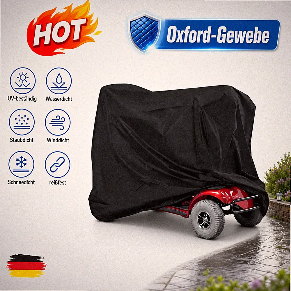 Wasserdicht Abdeckplane Oxford-Stoff Abdeckhaube Seniorenmobil Elektro-Scooter