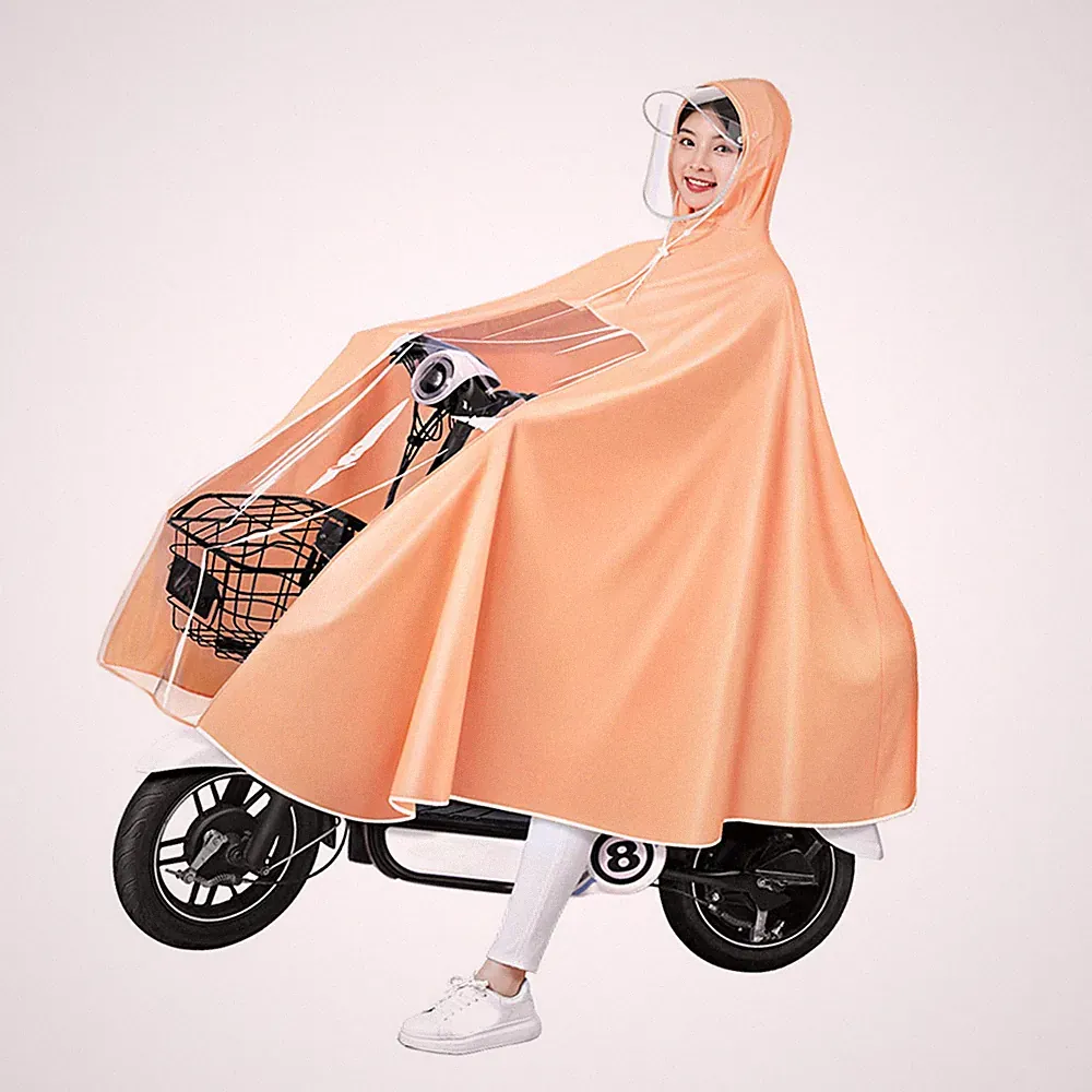 Wasserdichter Elektro Roller Regenponcho Für Erwachsene Einfach Zu Bedienen