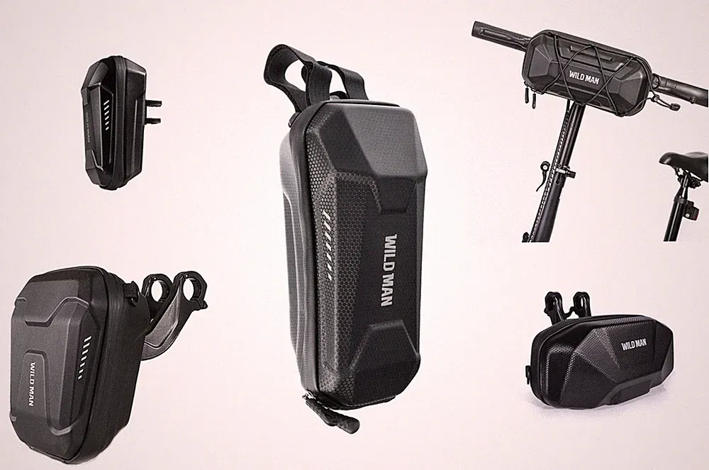 Wildman E-Scooter Elektro Roller Rahmen Lenkertasche Wasserdicht 2 bis 4 Liter