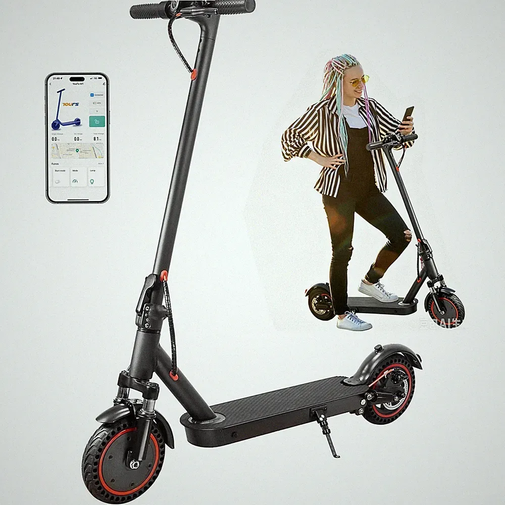 WQ W4Pro 8,5Zoll E-Scooter 350W 10,4Ah Elektroroller Off-road E-Roller 25km/h DE