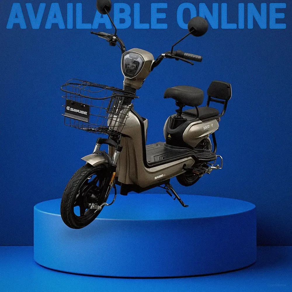 WuXi Saige Electro Scooter E-Roller mit Straßenzulassung 25km/h 48V 2-Sitzer 14"