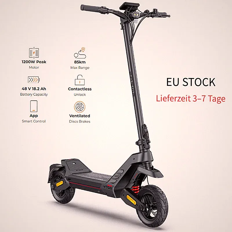 Y700 Elektroroller 48V 18.2AH 10 Zoll Off-Road E-Scooter For Adult Mit NFC ABE