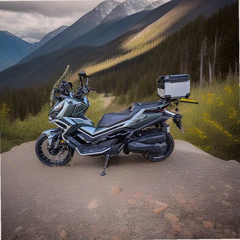 Zontes Adventure Scooter 368 G mit Original Alu Topcase 29 kW 368 Cm unfallfrei
