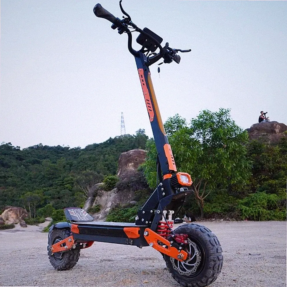 ZSNAKE Elektroroller mit Sitz 5600/6000W E-Scooter Off-road 11'' E-Roller 75km/h